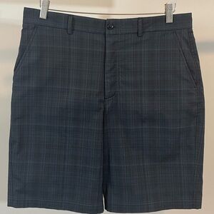 Kirkland Signature Men’s Plaid Dark Blue Shorts